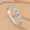 Bracelet female cross-border popular style full of diamonds four-leaf clover bracelet accessible luxuryclassyfashioncasualeasiest for match bracelet jewelry
