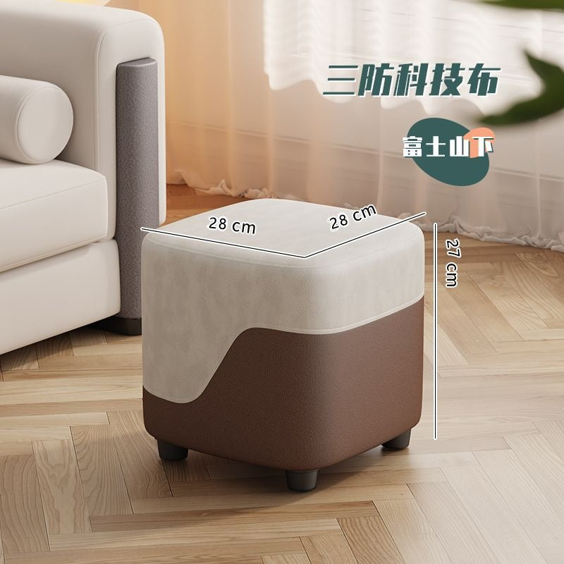 Small bench for home living room small stool casual sofa stool entrance shoe changing stool cloakroom low stool soft bag small square stool
