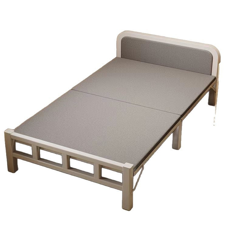Single bedfor homefoldable bed rental room small bed dormitory lunch break bed bedroom simple bed adult 1.5m double bed