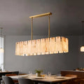 American-style marble chandelier, a touch of luxury for your dining room. simple yet grand, perfect for bedrooms, living rooms, and marble dining tables