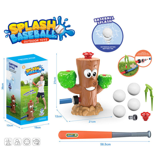 Cross-border export  stump flying baseball sprinkler summer outdoor pool lawn children's water toy
