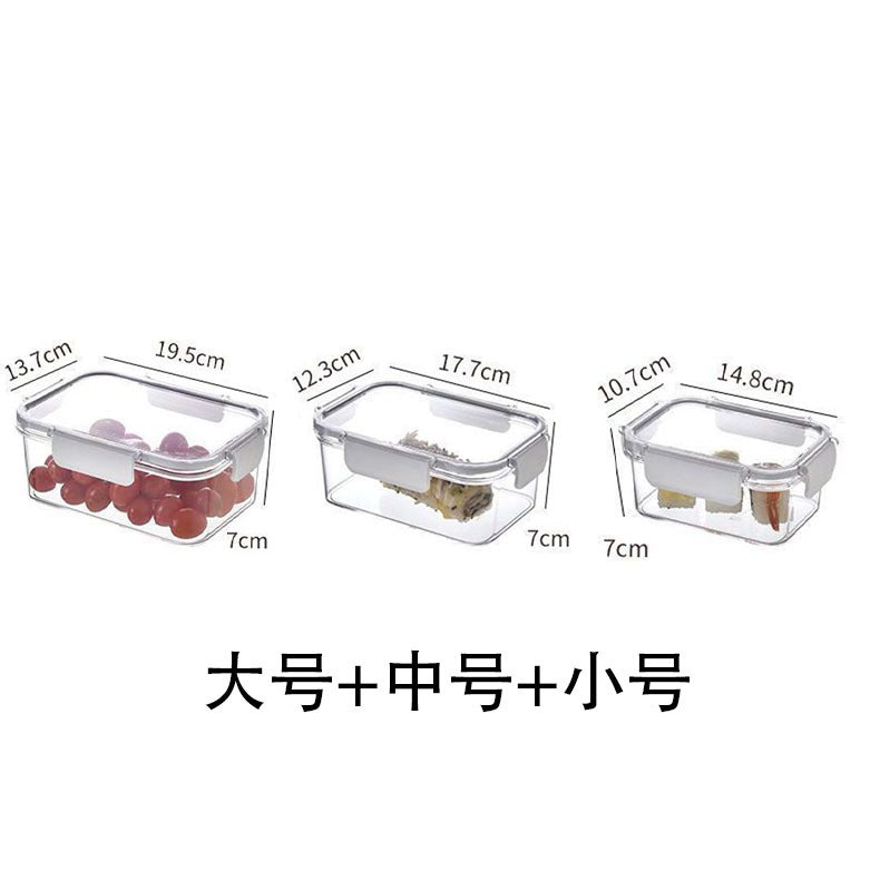 Here are a few options, depending on the specific nuance you want to convey:  **option 1 (focus on functionality):**  "food storage containers - leakproof, transparent, and food-grade: perfect for students, salads, fruits, picnics, and freezing. ideal for