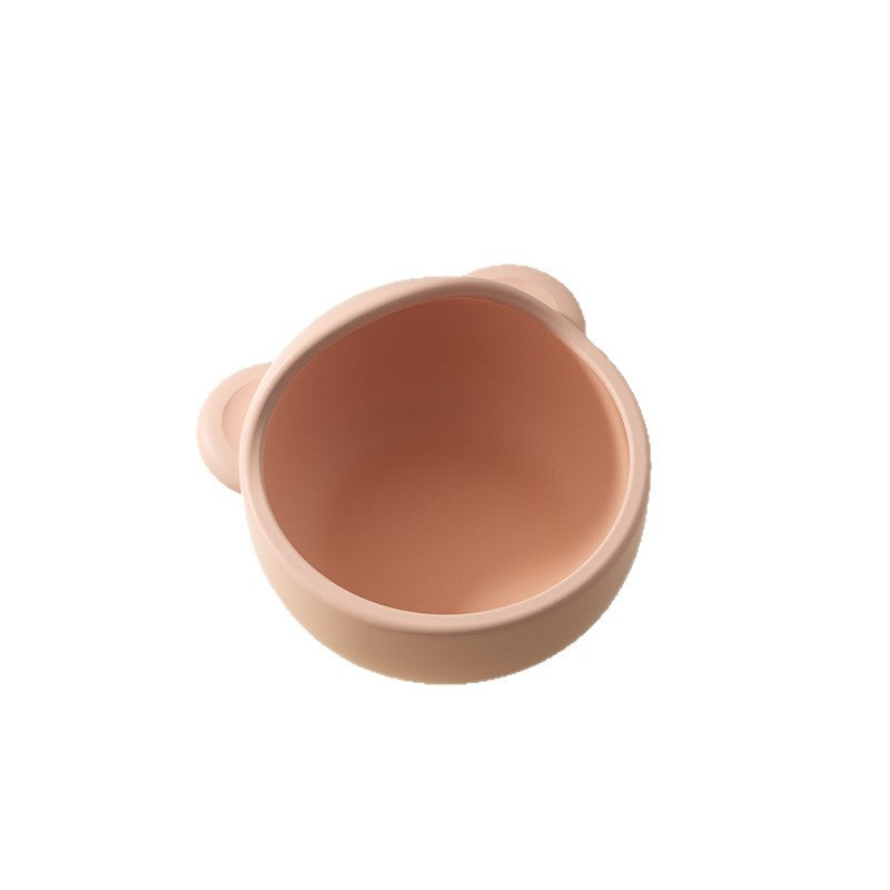 All-in-one baby food bowl with spoon - non-slip feeding bowl with suction cup - silicone bowl for baby and toddler food