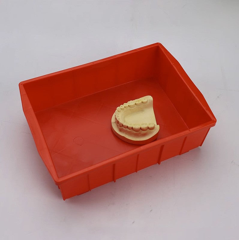 Dental square turnover finishing box Dental mold placement box Denture factory model Conveying box Box Box sorting box