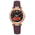 New arrival diamond-encrusted fashioncasual belt watch women's casual student quartz women's watch manufacturer wholesale watch