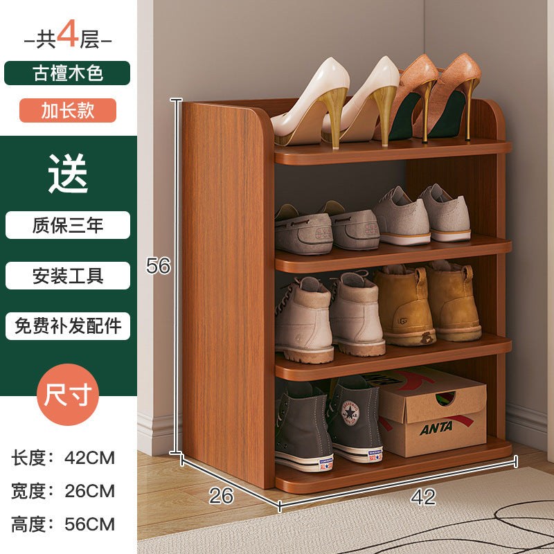 Shoe rack home door multi-layer small narrow simple storage artifact space saving 2025 new storage shoe cabinet