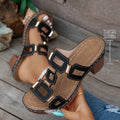 summer new arrival: plus-size high-heeled slides for women (sizes 36-43). wholesale available. dropshipping for  &