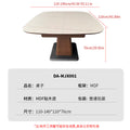 French retro multi-tier slate dining table - modern minimalist home dining table - cross-border e-commerce restaurant rectangular dining table