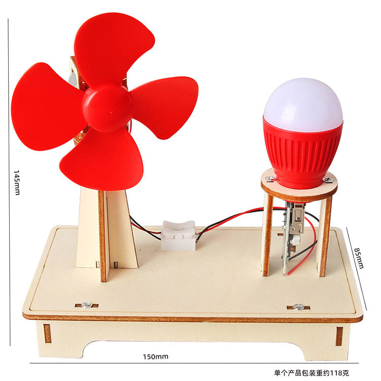 Primary school students science and technology small production children's creative DIY physics experiment science teaching aids handmade materials steam education