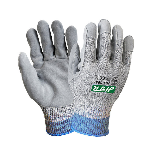 Hytel 0056 anti-cut gloves, European standard grade 5 anti-cut, sticky skin wear-resistant, tear-resistant, gloves factory