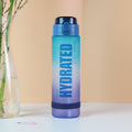 Carefully selected popular gradient color plastic cup, drop-resistant and leak-proof, outdoor sports straw cup, pop-up lid, large-capacity portable water cup