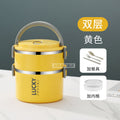 [yellow gray-2 layers] + tableware