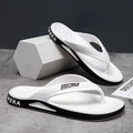Trendy new flip-flops for men, summer slippers, korean style outdoor anti-slip thong sandals, beach shoes wholesale