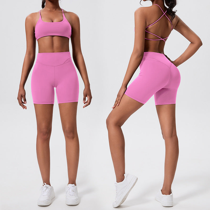 versatile slimming running butt-lifting fitness wear high-waisted tight-fitting outdoor quick-drying sports dance yoga apparel - customizable