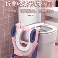Kids toilet toilet stair type boy girl baby ladder frame cover child toilet seat baby urine bucket stool