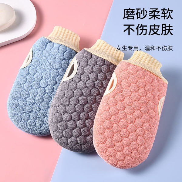 Special bath products for bath towels, strong mud bath towels, back household gloves, ash bath artifact
