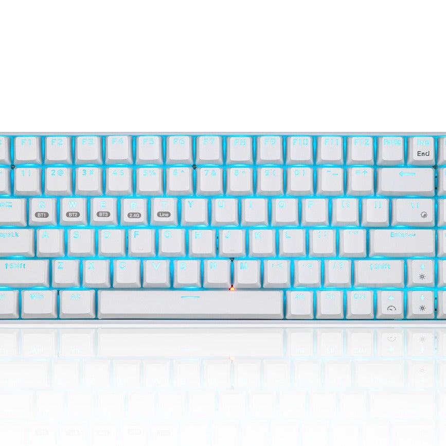 Xinmeng 84-key bluetooth mechanical keyboard wired wireless bluetooth three-mode tablet mobile phone computer game keyboard cross-border
