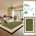 Cooling ice silk mat cream style green living room carpet new summer bedroom no-wash wipeable mat floor mat