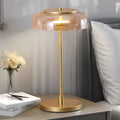 Modern minimalist glass table lamp - nordic style, light luxury design for master bedroom, living room, bedroom bedside - soft decoration design accent table lamp