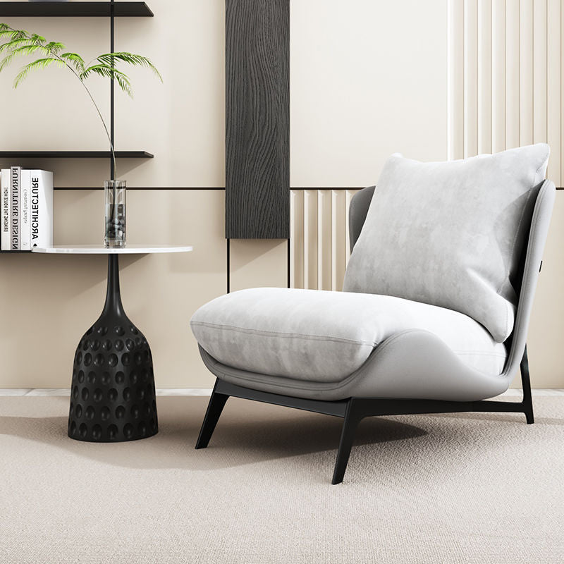 Single sofa recliner italian accessible luxury small apartment living room balcony sofa office master bedroom b&b casual sofa