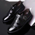 【military-grade leather shoes - premium quality】100% full grain cowhide leather, clearance sale! soft sole leather shoes for men, perfect for casual and business wear