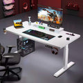 Electric adjustable height carbon fiber computer desk - desktop gaming desk - height adjustable office table