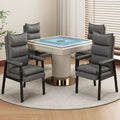 Mahjong chair for playing mahjong, backrest for chess and card room, plaid, long-sitting conference stool, mahjong parlor, for home office chair