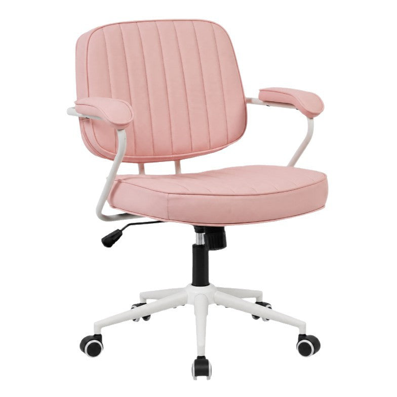 Computer chair study bedroom backrest casual chair with armrests adjustable office chair for home makeup study live broadcast swivel chair