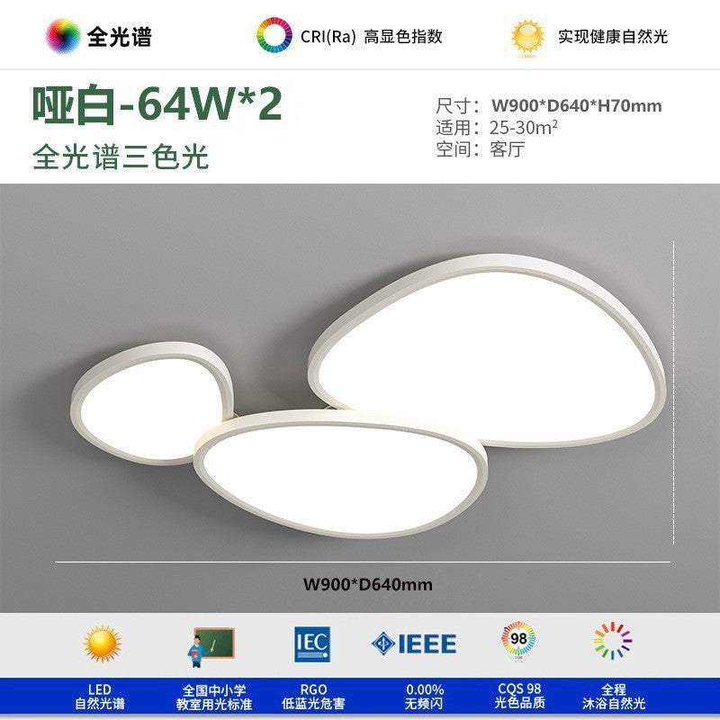 2025 new full spectrum living room ceiling light modern simple atmosphere Zhongshan lighting whole house package combination lighting