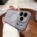 Yadun skin-feeling frosted magnetic suction suitable for apple 17pro mobile phone case iphone16/15 lens film anti-fall sheath
