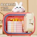 New children's cartoon piggy bank - large capacity, multi-functional, dual-mode unlocking, automatic induction money rolling savings toy