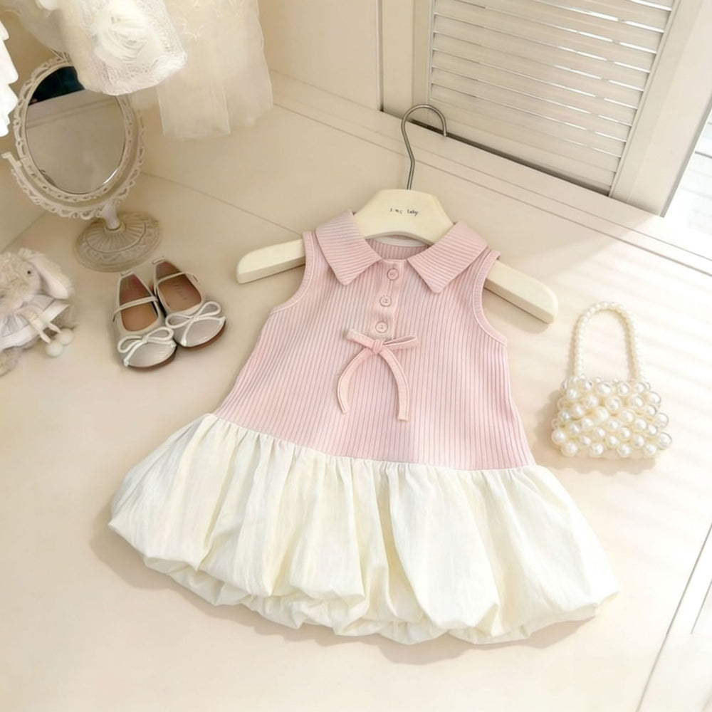 Korean style versatile little girl spring dress - baby spring/summer gentle, whitening, cute, sweet, stylish, and easy to match