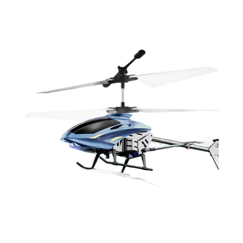 Remote control toy airplane 3.5 channel alloy rc helicopter, durable and crash-resistant with lights - cross-border wholesale
