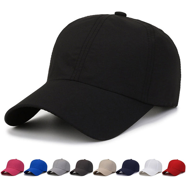 Quick-drying cap Sports sunscreen Baseball cap Men's and women's same running casual visor Advertising hat Printing logo