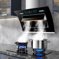Wholesale high suction range hood for home kitchen side suction type no need to disassemble and wash small exhaust double motor range hood