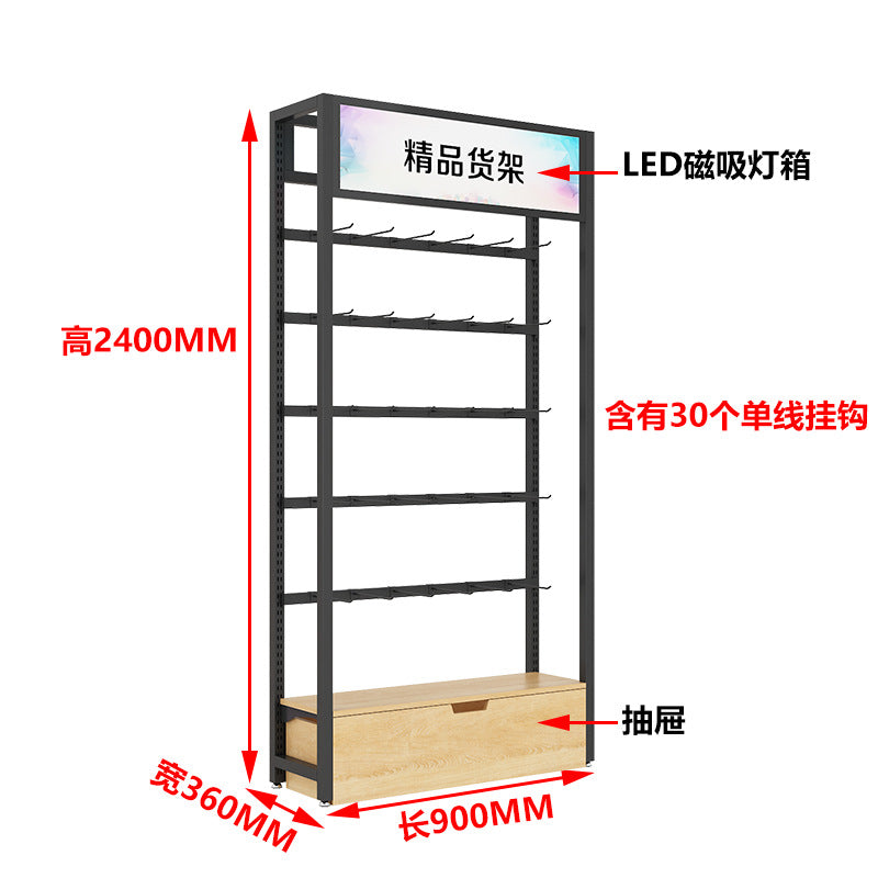 Supermarket Convenience Store Shelf Accessories Maternal and Infant Store Underwear Store Nakajima Laminate Supermarket Shelf Display Rack