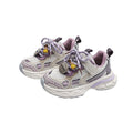 Vancahao kids' sneakers:  autumn new korean style girls' fashion cartoon chunky sneakers, student running shoes