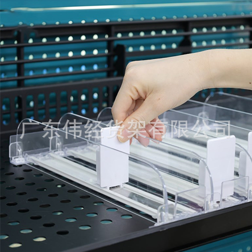 Beverage propeller Supermarket freezer Automatic beverage booster 3M glue fixed shelf soda propeller