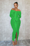 European and american style spring/summer new sexy one-shoulder collar bodycon dress with unique wave pattern long sleeve design