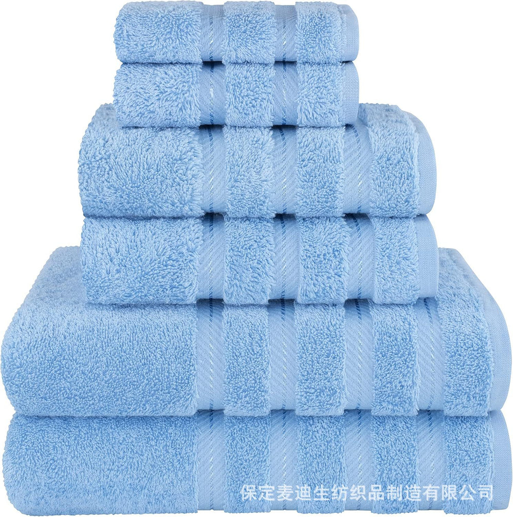 6pcs purple towel set 1 bath towels 1 hand towels 1 towel suit