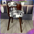 Solid wood chair accessible luxuryrotate dining chair for home backrest makeup dressing table kids stool table and chair retro new chinoiserie