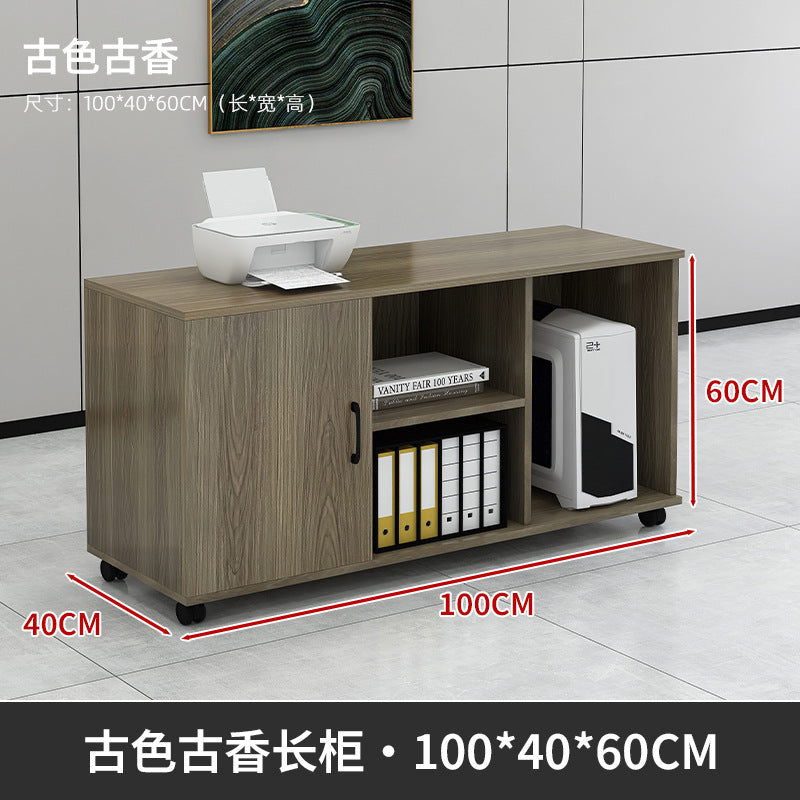 Office desk employee workstation single desk mobile low cabinet minimalist modern office staff computer desk low cabinet