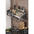 Chopstick storage box kitchen cage wall hanging seasoning punch-free knife holder for home spoon drain chopstick basket barrel storage rack