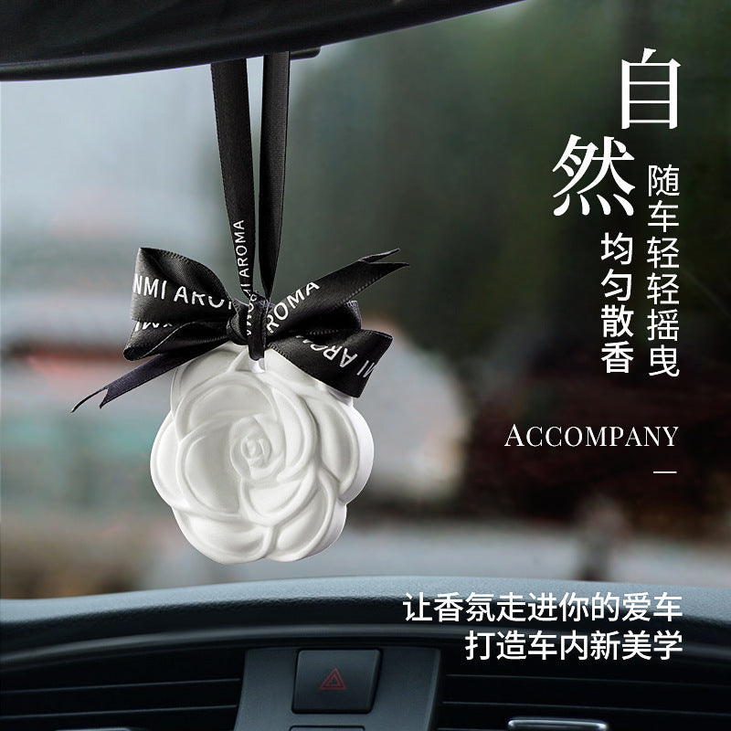 Camellia wardrobe aromatherapy, room fragrance wardrobe fragrance tablets clothing fragrance car pendant diffuser stone gift
