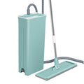 One drag and clean hands-free flat mop, wet and dry, lazy rotate washing machine, neutral absorbent stainless steel pole