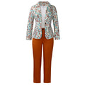 D603 cross-border e-commerce  new fashionable and elegant blazer and slim-fit suit pants two-piece set