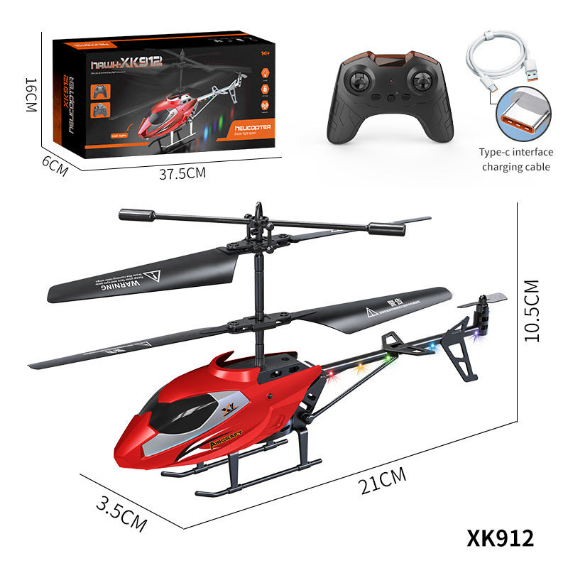 New 3-channel remote control helicopter - durable, responsive, and ready for cross-border dropshipping! perfect for kids