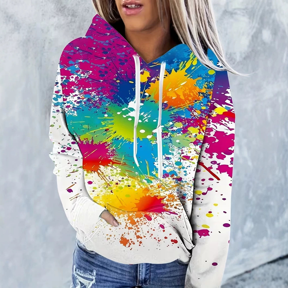 hot-selling women's hoodies, new casual loose long-sleeved hooded sweatshirts, dropshipping available