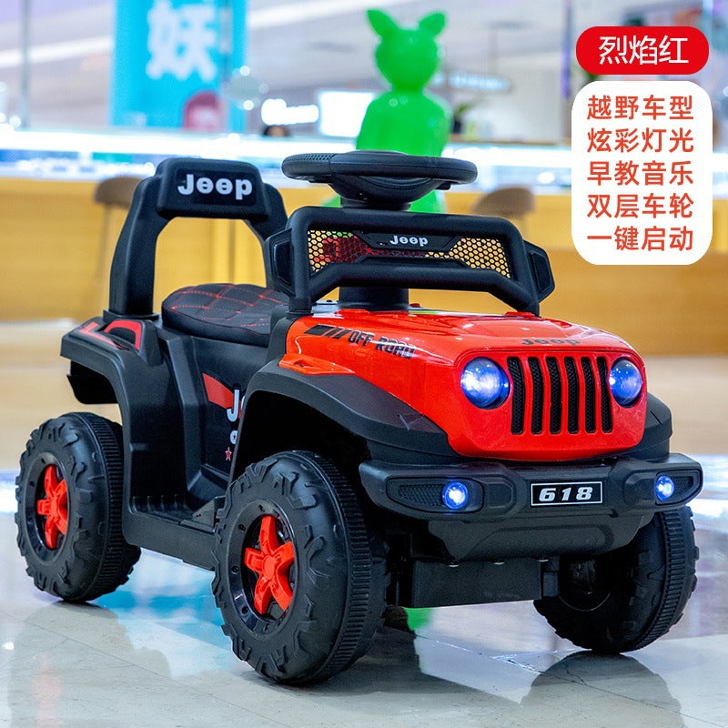 New 2-9 year old boys and girls remote control toys can sit baby toys off-road car four-wheel trolley remote control