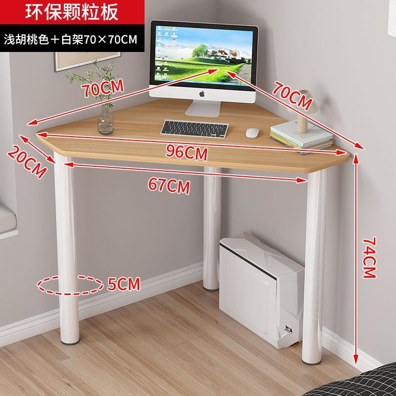 Computer desk for homesmall apartment mini office desk corner curved casualmodern triangular corner corner desk